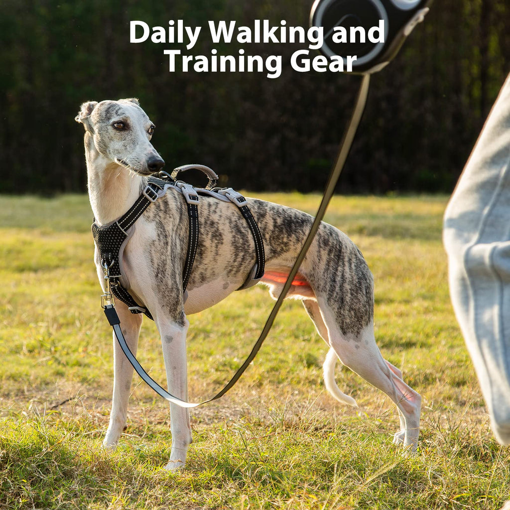 Huntboo Escape-Proof Reflective Dog Harness with Handle