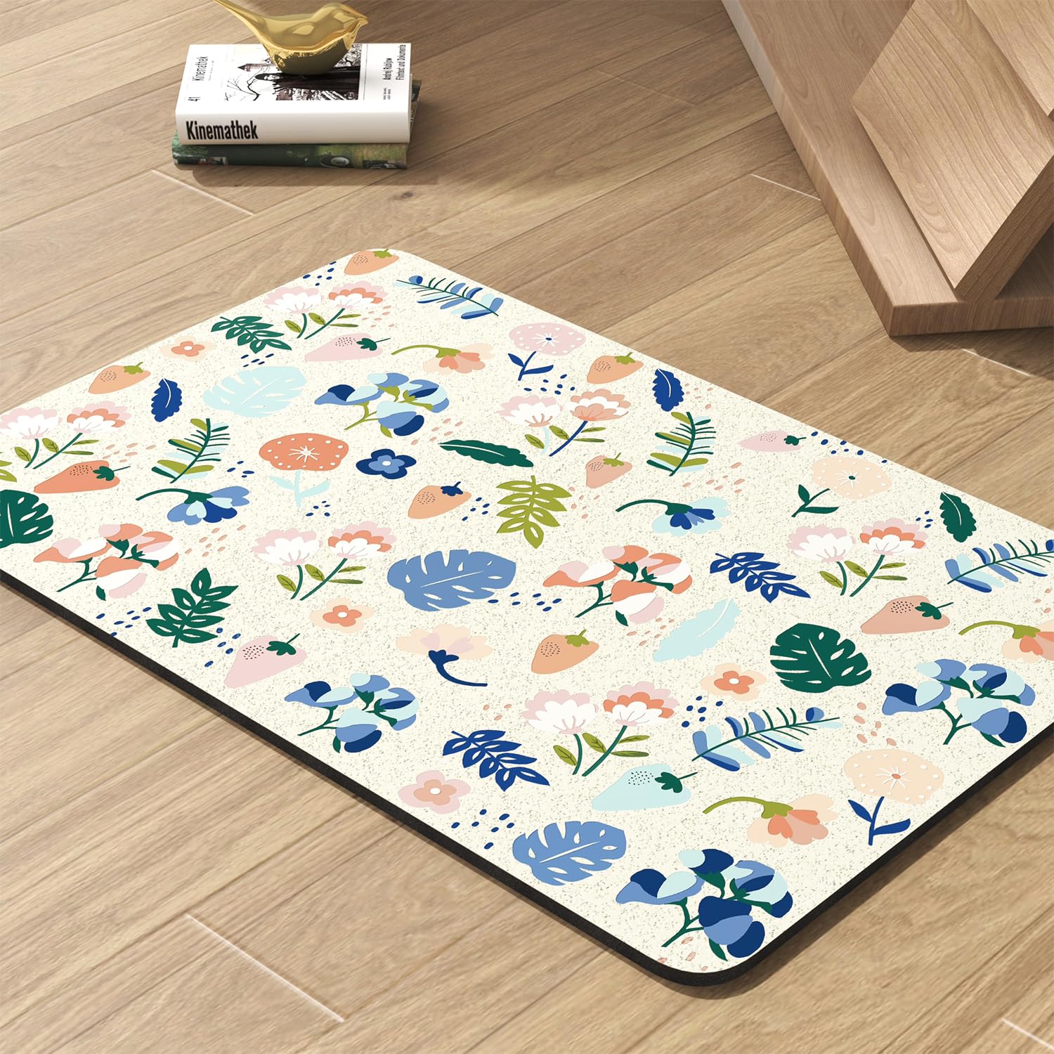 PADOOR Absorbent Pet Feeding Mat for Food and Water Bowls