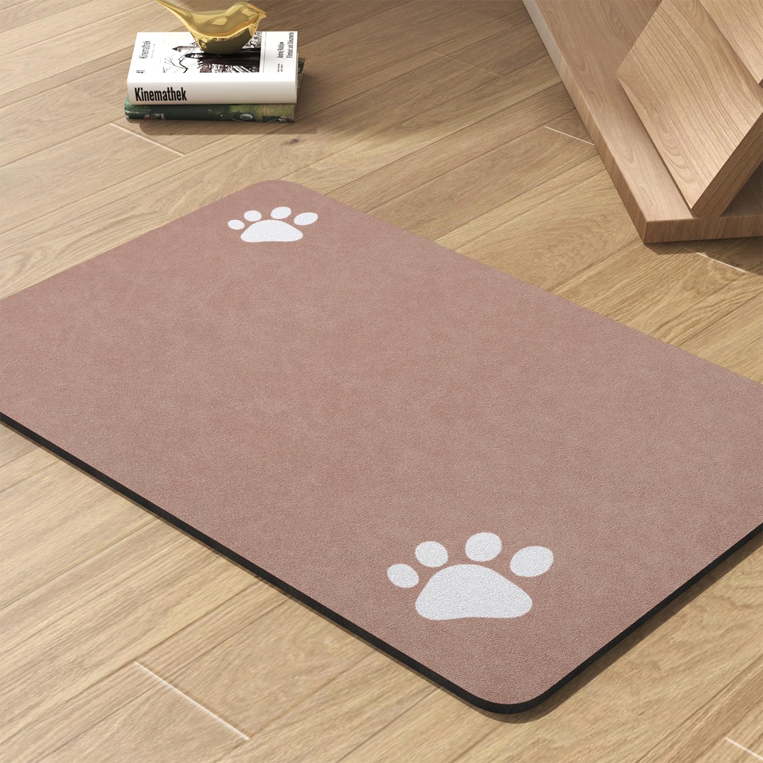 PADOOR Absorbent Pet Feeding Mat for Food and Water Bowls