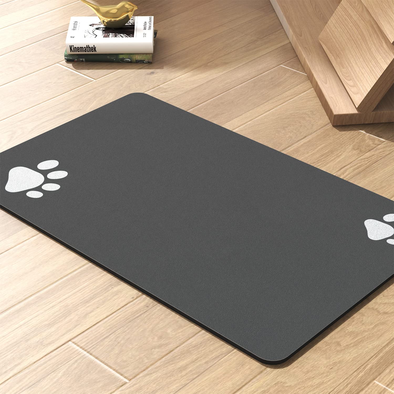 PADOOR Absorbent Pet Feeding Mat for Food and Water Bowls