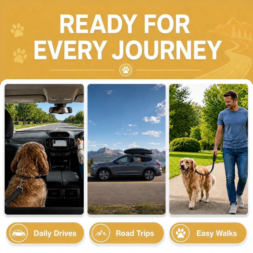 Adjustable Dog Car Seat Belt Safety Tether