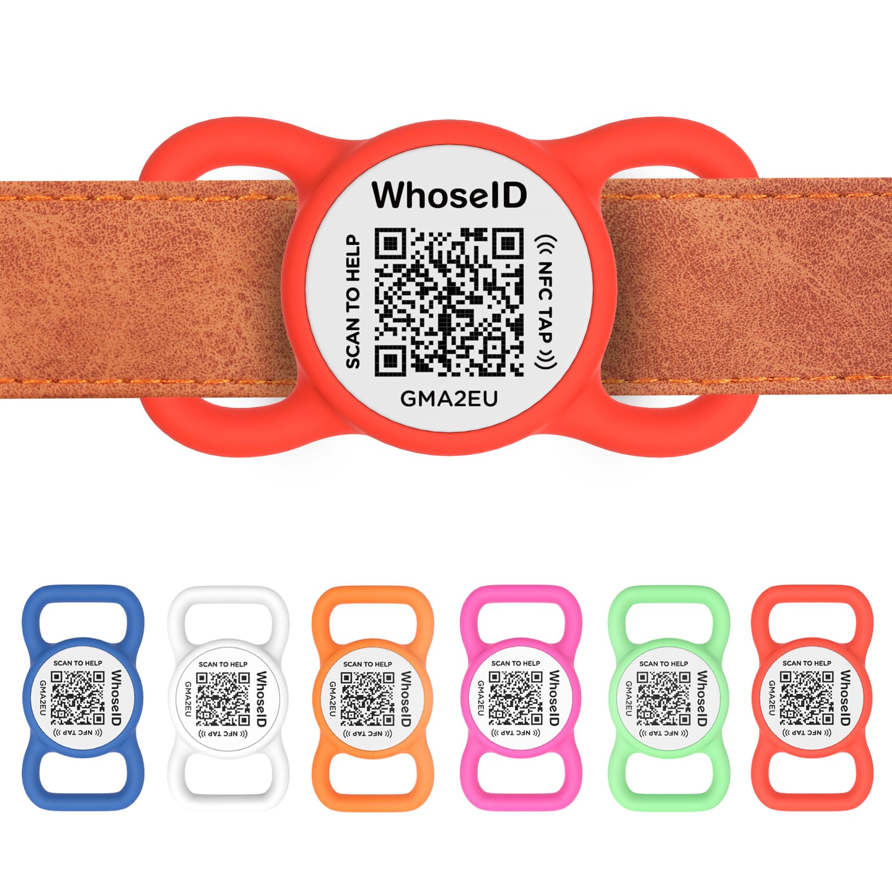 WhoseID Personalized QR Code and NFC Pet ID Tag