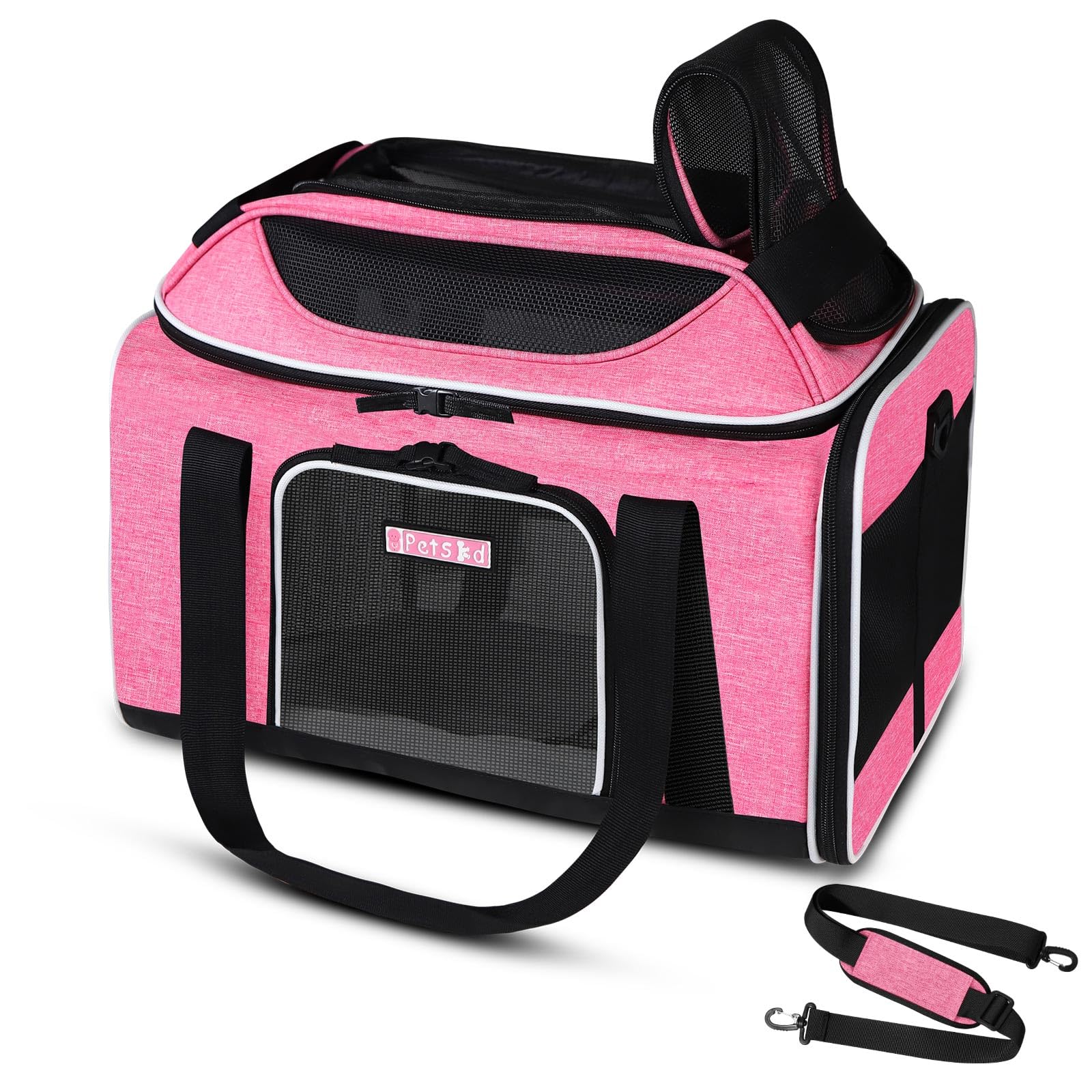 Petskd Top-Expandable Airline-Approved Small Pet Carrier