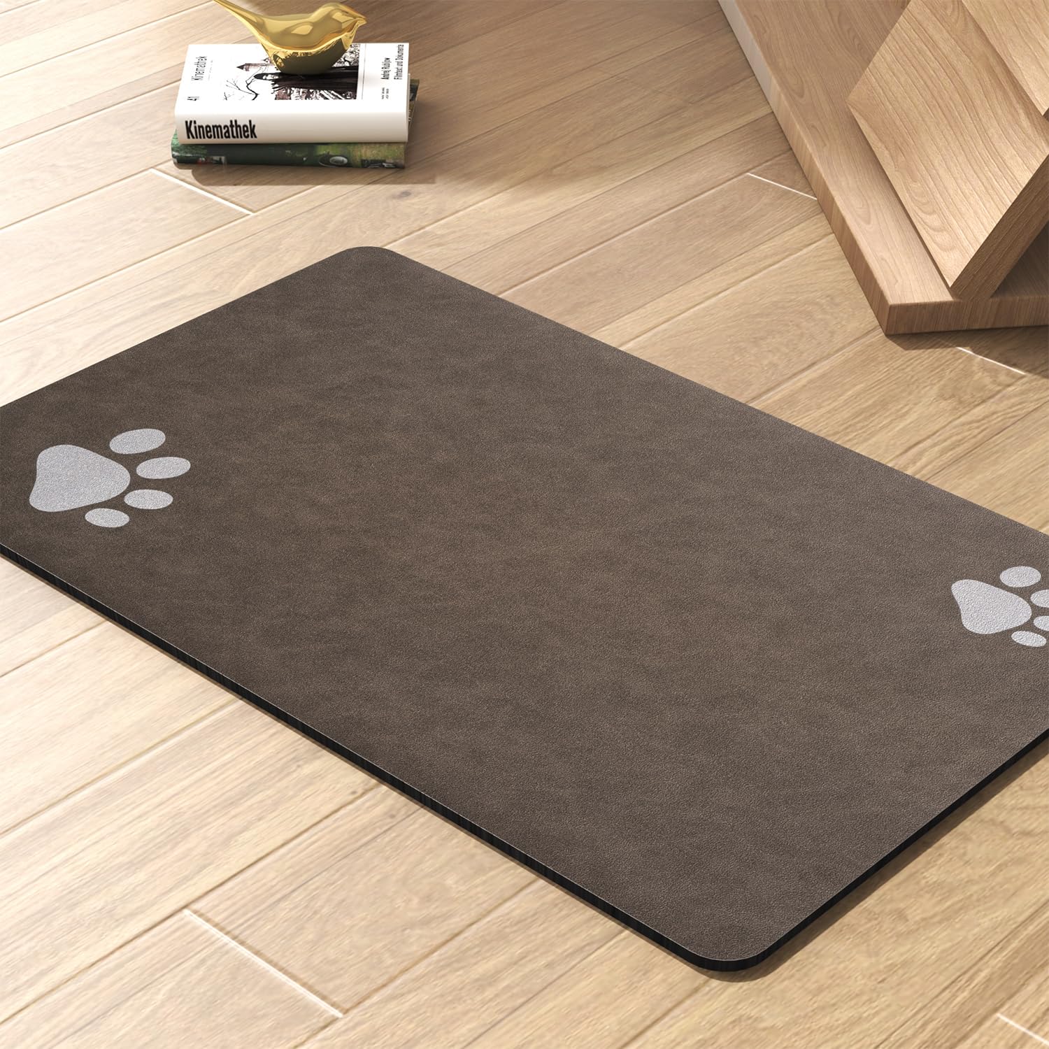 PADOOR Absorbent Pet Feeding Mat for Food and Water Bowls