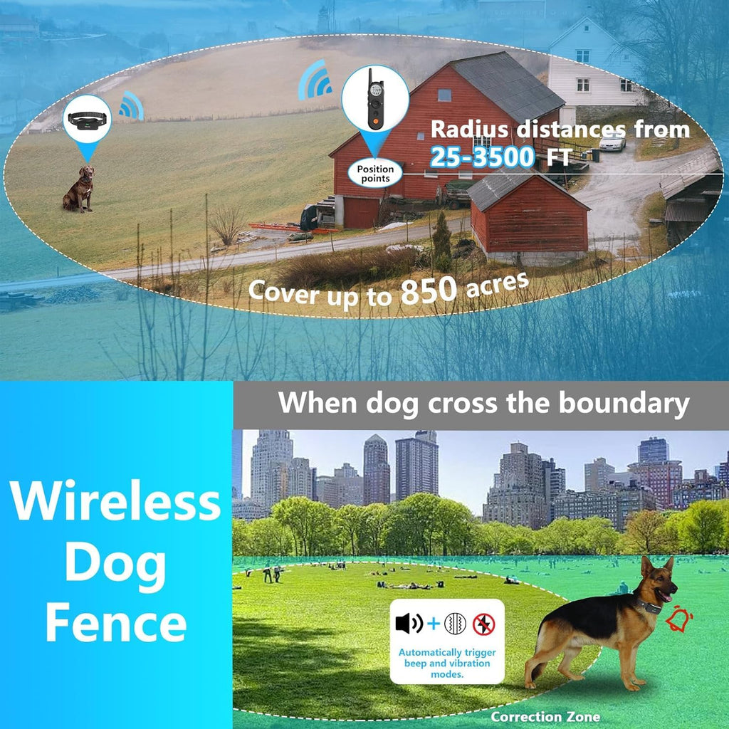 Htcuto X3 Wireless Dog Fence New
