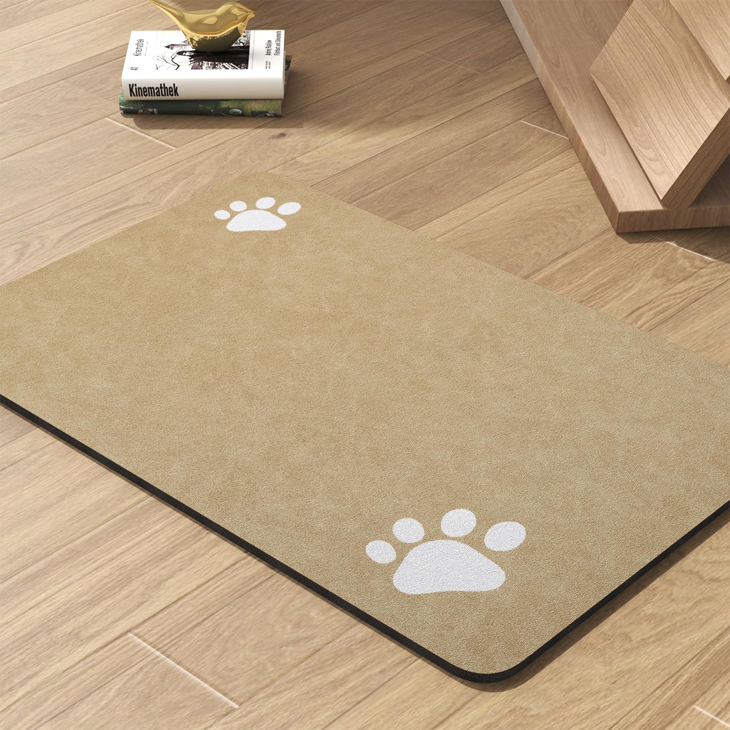 PADOOR Absorbent Pet Feeding Mat for Food and Water Bowls