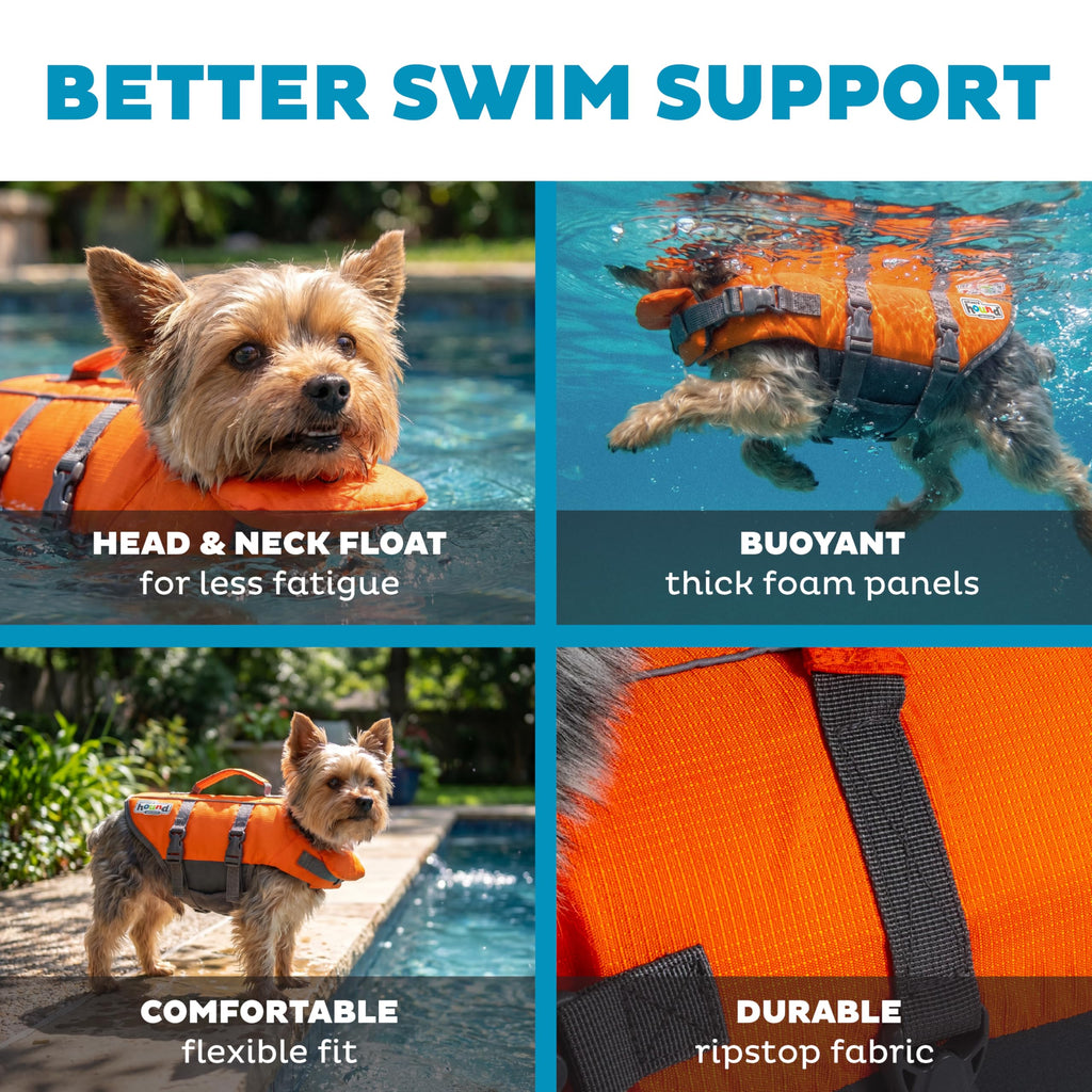 Outward Hound Dawson Red Dog Life Jacket, Large